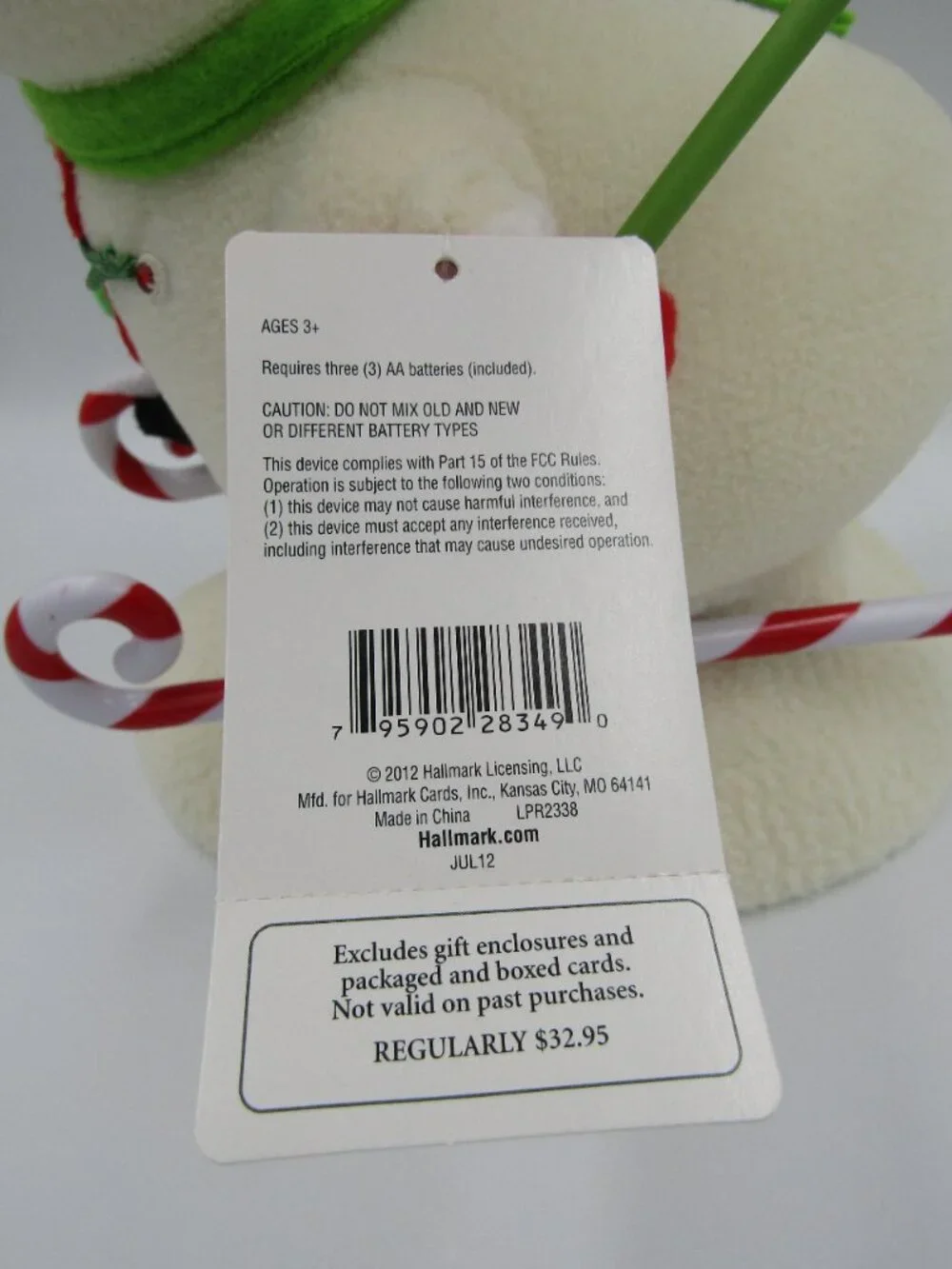 Hallmark Jingle Pals Swooshin' Duo 2012 Singing Musical Skiing Snowman Penguin